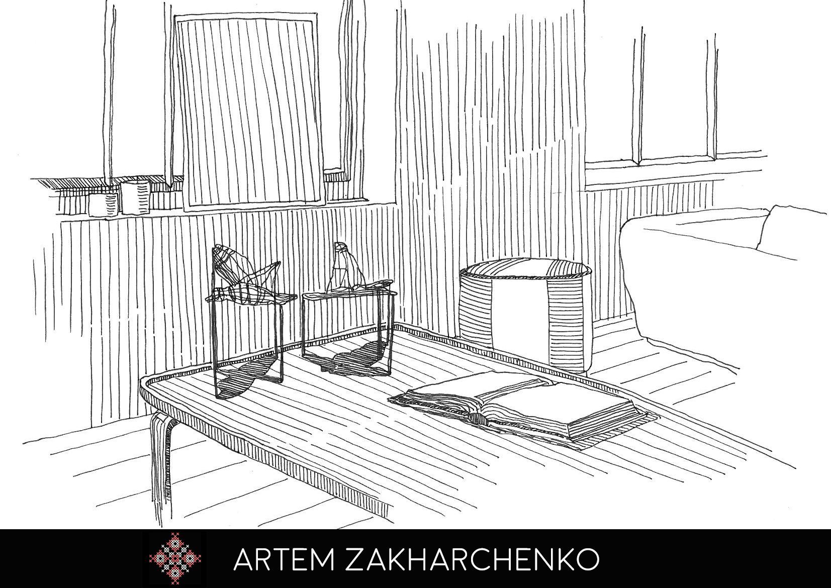 Illustration for Zakharchitects project